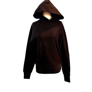 NWT THAKOON Hoodie Sweatshirt Black XS Clean No Graphics